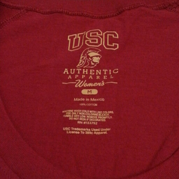 USC TROJANS FOOTBALL TEAM BEAUTIFUL TOP EXCELLENT - Picture 2 of 6
